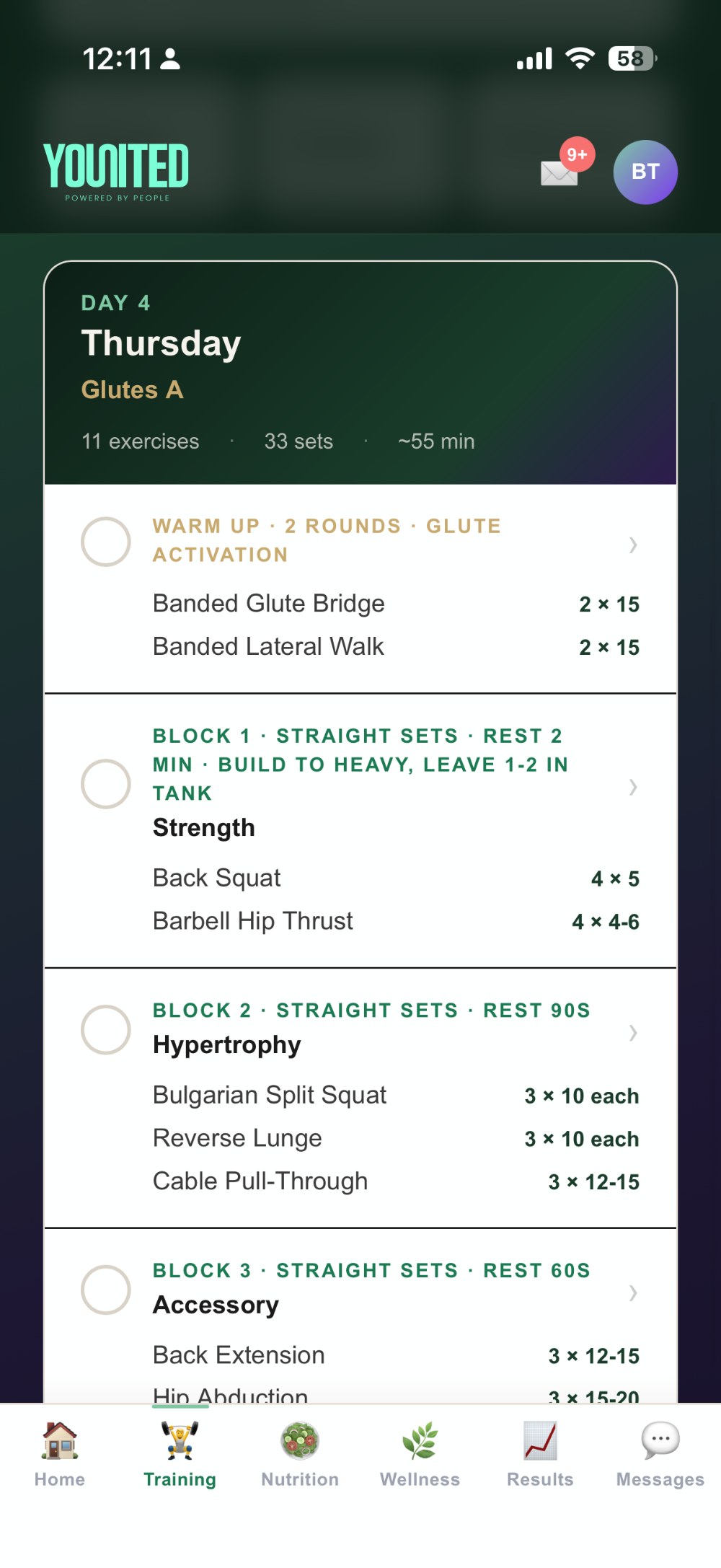 A training day in the Younited app