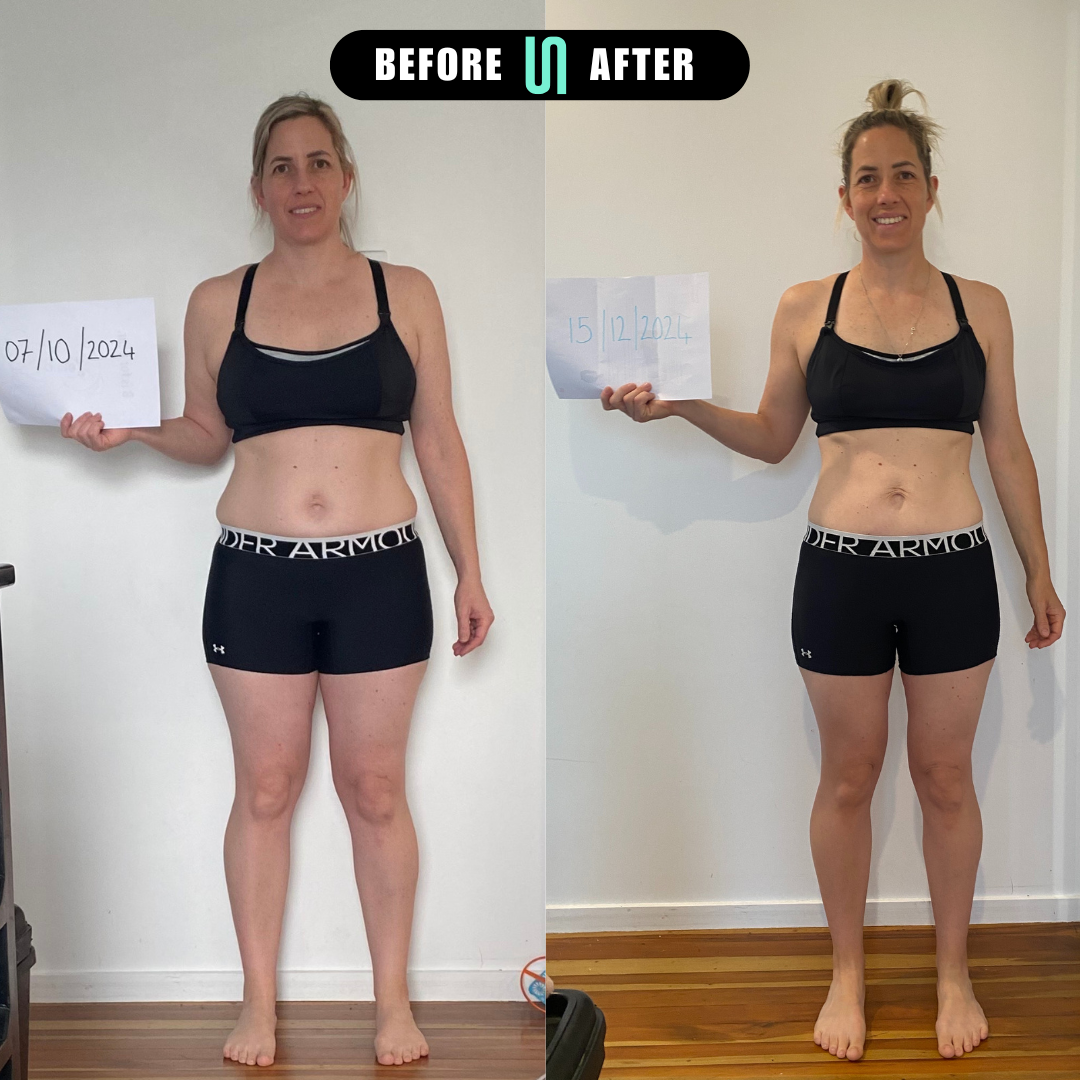 Nicole, before and after